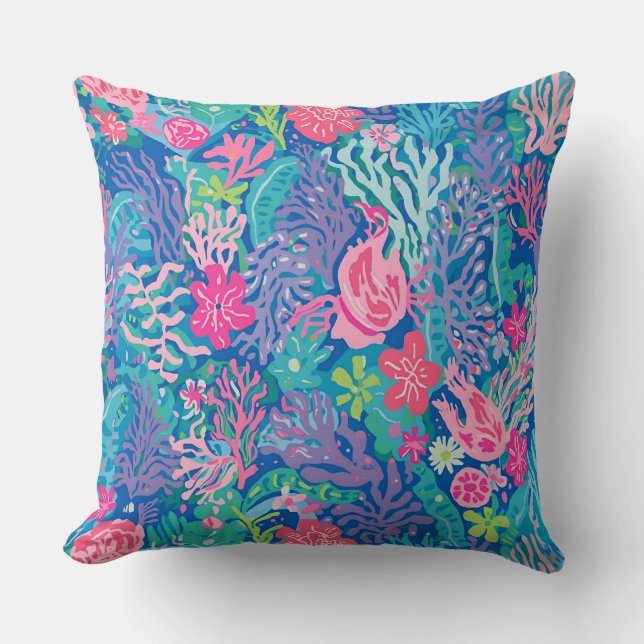 Kastkudde i stilren grafik kudde (Framsida)