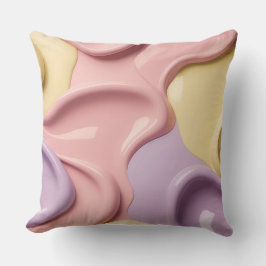 Kastkudde i stilrent abstrakt grafiskt mönster kudde