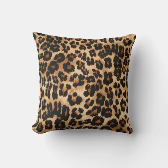 Kastkudde Leopard Kudde (Framsida)