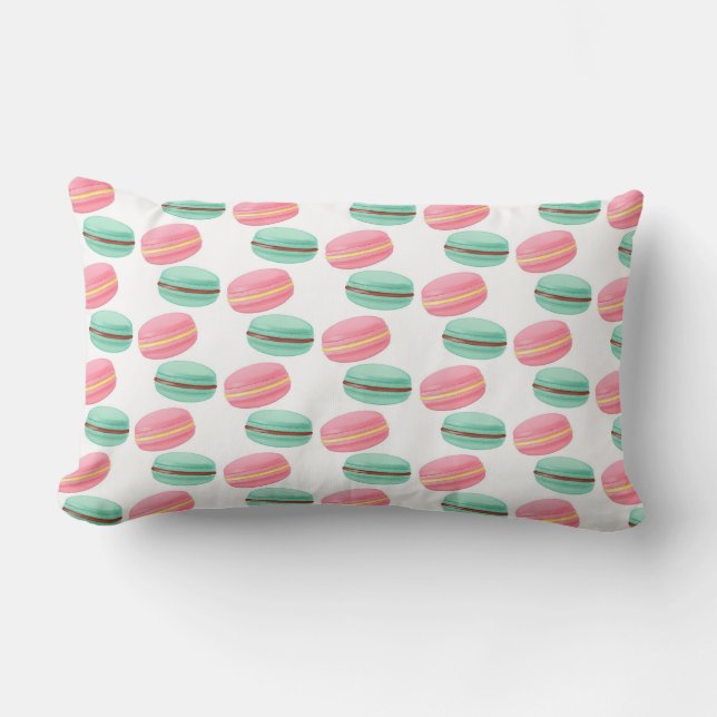 Kastkudde-Macarons Lumbarkudde (Framsida)