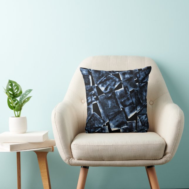 Kastkudde med geometrisk design kudde (Stol)