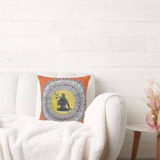 Kastkudde med Lord Shiva Mandala Art Kudde