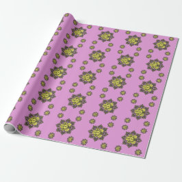 Kastkudde med Mandala-blommönster Presentpapper