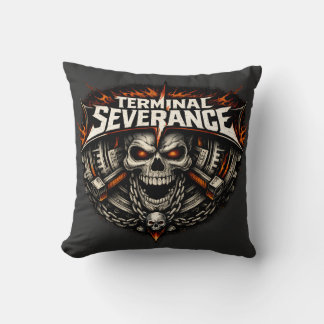 Kastkudde med Terminal Severance Skull Kudde