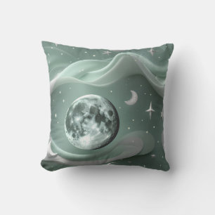 Kastkudde - Mintgrön Celestial Moon Kudde