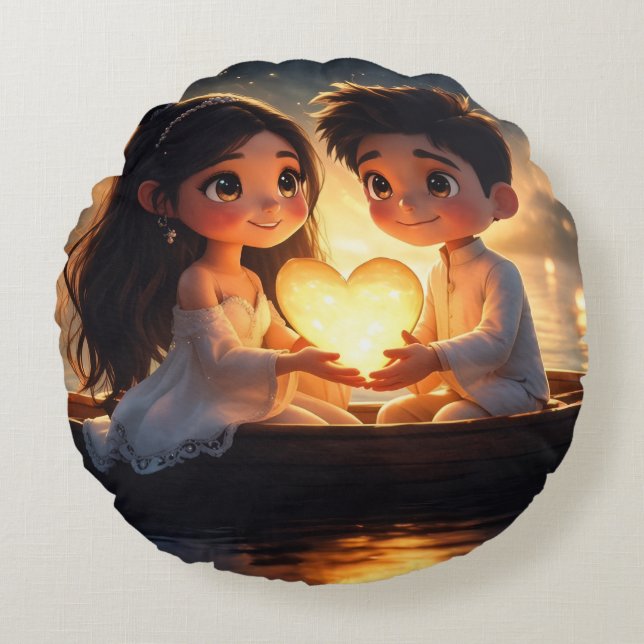 Kastkudde Rund Kudde (Framsidan)