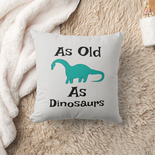 Kastkudde Så Gammal Som Dinosaurier Kudde (Filt)