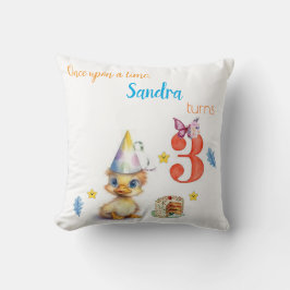 Kastkudde Söt Chick Tårta Kudde
