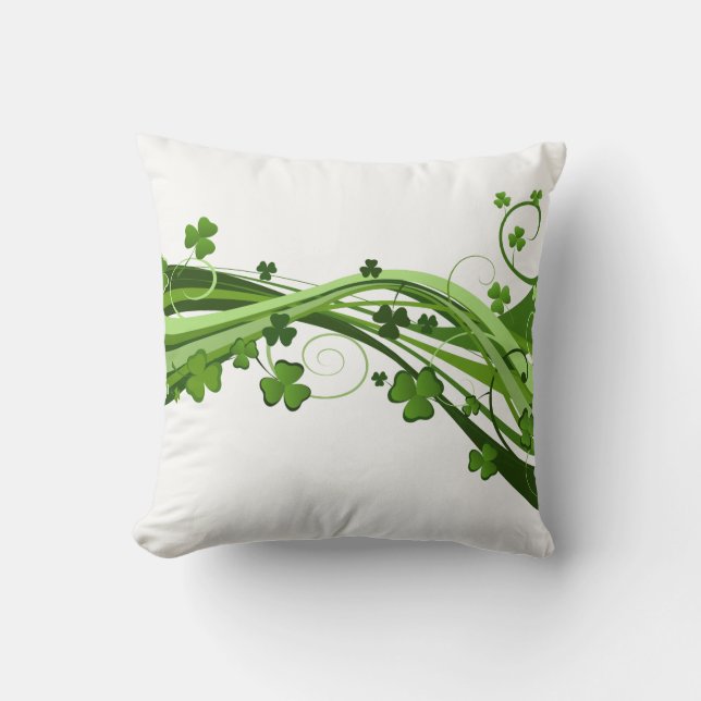 Kastkudde - St. Patrick's Day Kudde (Framsida)