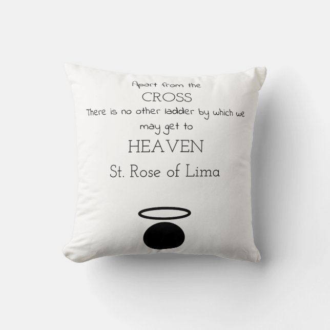 Kastkudde St. Rose of Lima Kudde (Framsida)
