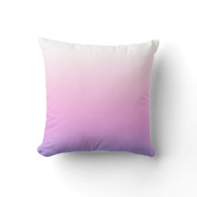 Kastkudde Violett och rosa ombré design