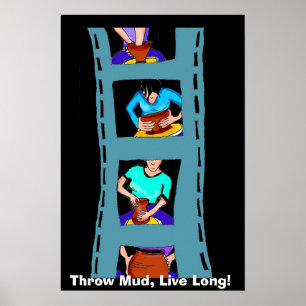 Kastlera, levande långt! poster