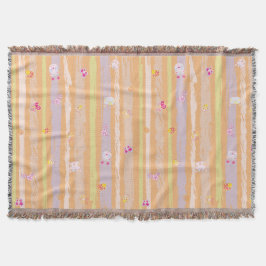 Kastmössa – Baby Joy & Creatures Pastell Djur Filt