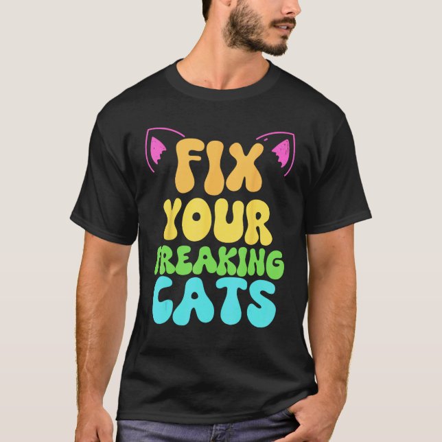 Kastrera sterilisera husdjur skydd rädda veterinär t shirt (Framsida)