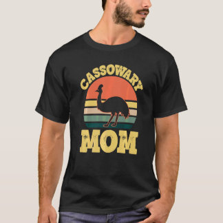 Kasuar mamma söt kasuar familjefest   t shirt