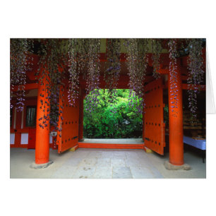 Kasuga Shrine, Nara, Japan Hälsningskort