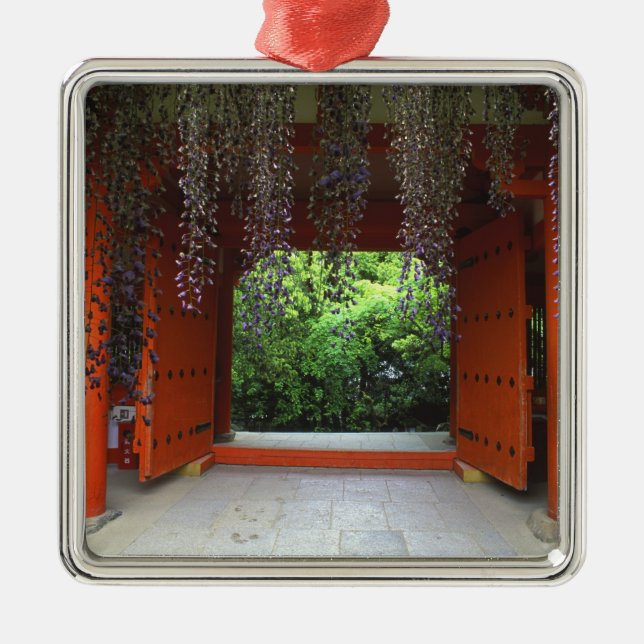 Kasuga Shrine, Nara, Japan Julgransprydnad Metall (Framsidan)