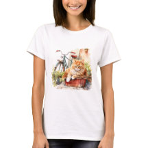 Kat 1 i Fall T-Shirt