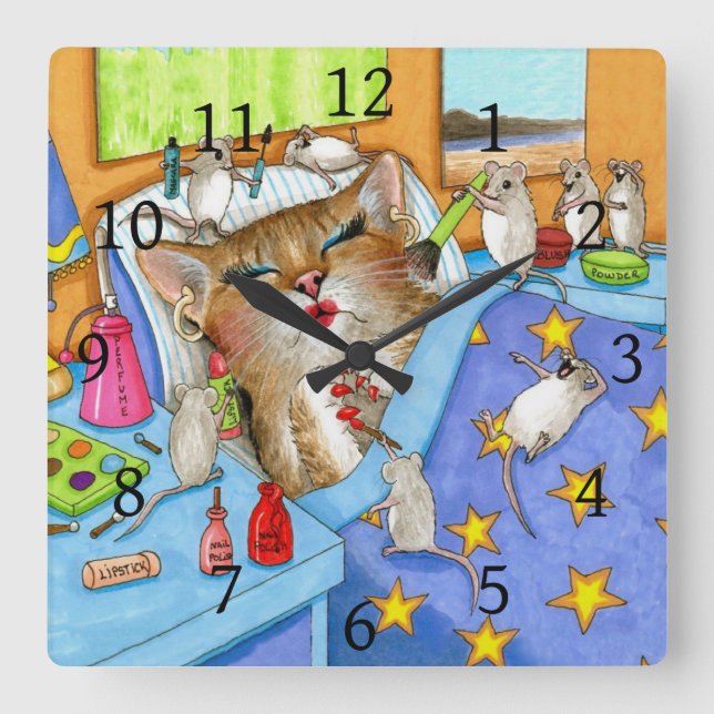 Kat 508 fyrkantig klocka (Framsida)