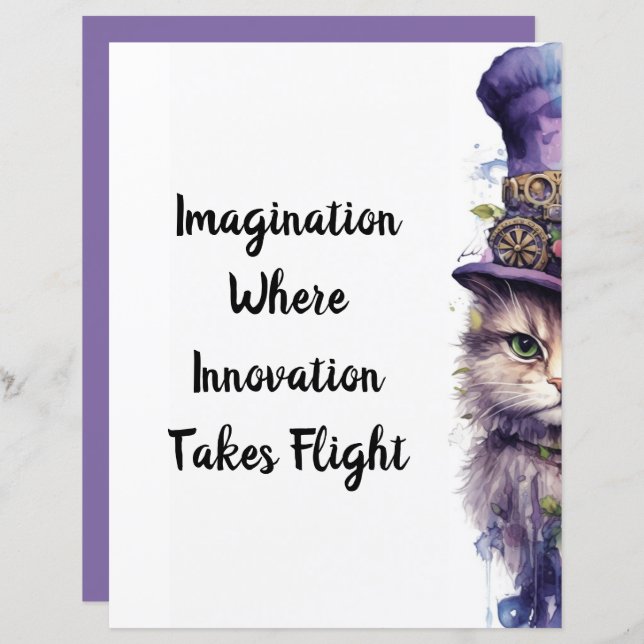 Kat 5 Advent Lila Helgdag kitten (Fram/baksida)