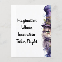 Kat 5 Advent Lila Helgdag kitten Vykort