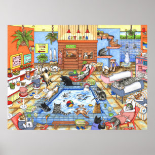 Kat 635 Kat Spa Poster