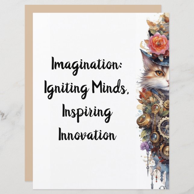 Kat 6 Kitten och top hat (Fram/baksida)