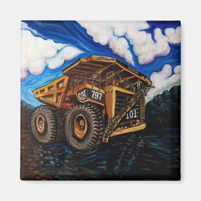 Kat 797 Suncor Oilsands Magnet (Framsidan)