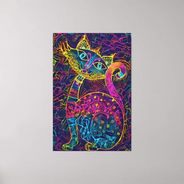 Kat 7 - Lucky nr 7 Canvastryck (Framsida)