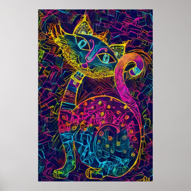 Kat 7 - Lucky nr 7 Poster (Framsidan)