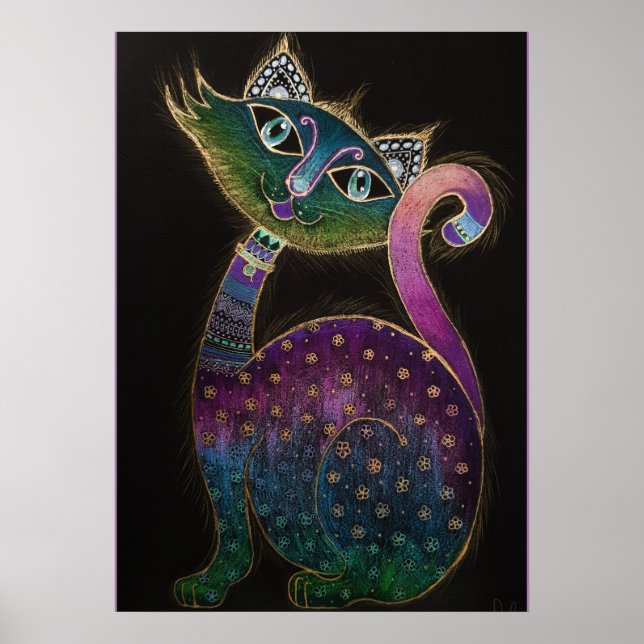 Kat 7 - Lucky nr 7 Poster (Framsidan)