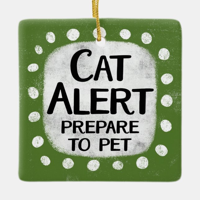 Kat Alert Ornament (Framsida)
