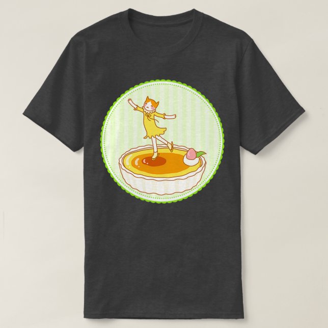Kat amp Creme Brulee Pastry, version T Shirt (Design framsida)
