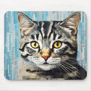 Kat Animal Pet Art Decor Paint Mosaic Musmatta