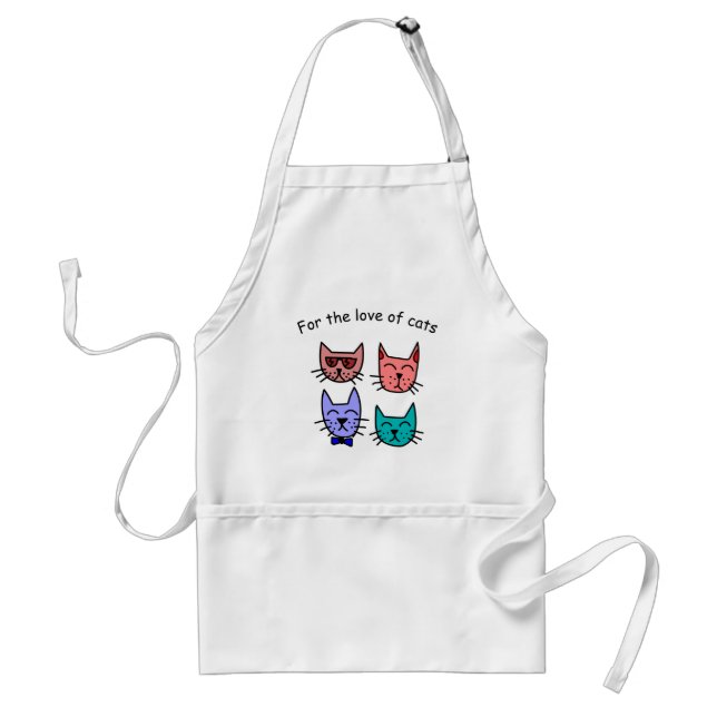 Kat-Ansikte-plattan Förkläde (Framsidan)