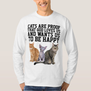 KAT ÄR ETT BEVIS PÅ ATT GOD KÄRLEK US CAT T SHIRTS