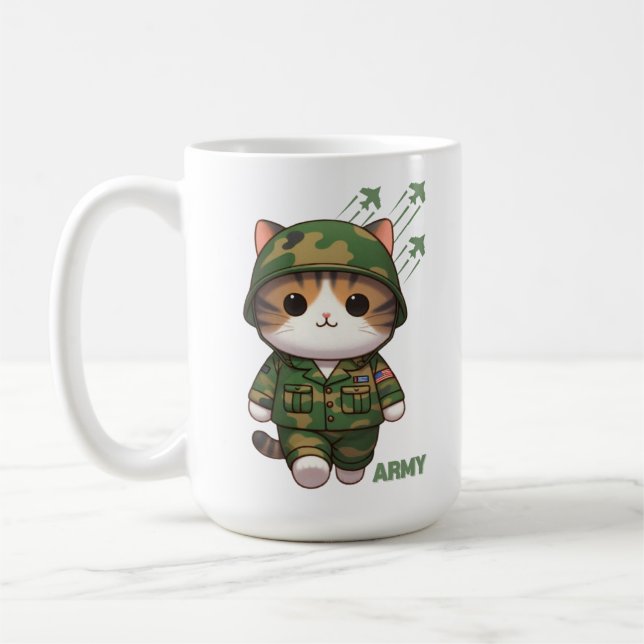 Kat Army Kaffemugg (Vänster)