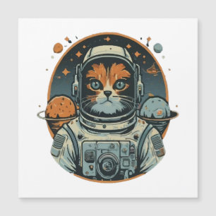 Kat-astronaut på asteroider