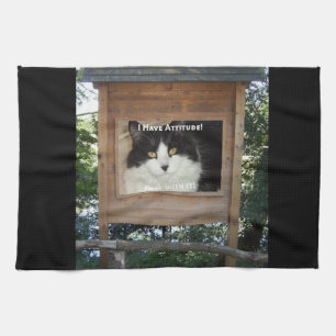 Kat Attityd Kökshandduk