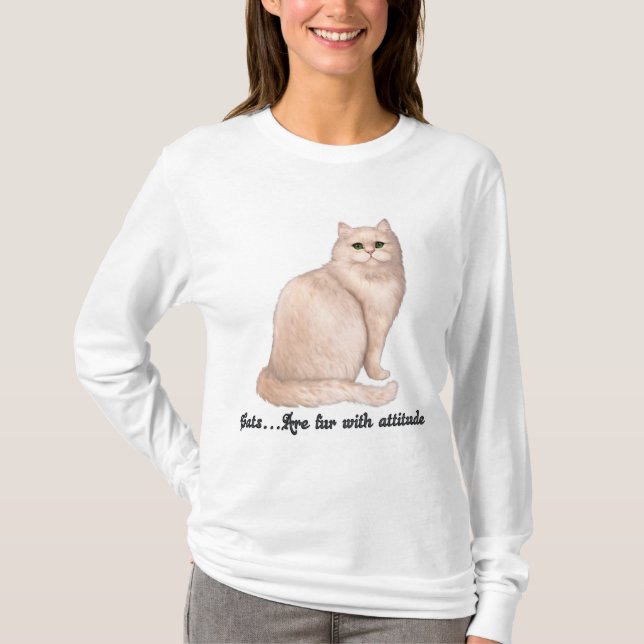 Kat Attityd T-shirt (Framsida)