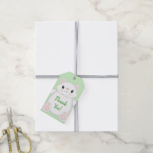 Kat Baby Shower Kattunge Presentetikett