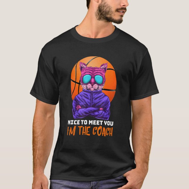 Kat Basketball är bra för att träffa dig. T Shirt (Framsida)