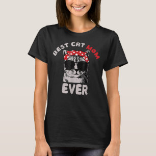 Kat Best Cat Mamma har alltid ätit med mitt katt f T Shirt