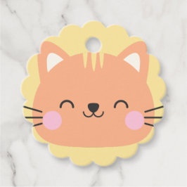 Kat Birthday Kids Art Gåvor Etiketter