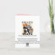 Kat Bride & Groom Bröllop Dance Greeting Card Kort (Back)