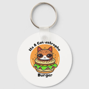 Kat Burger 1 Nyckelring
