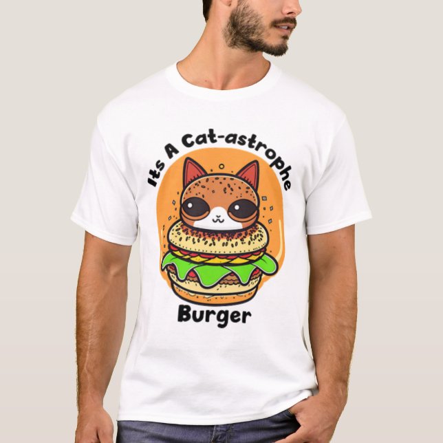 Kat Burger 1 T Shirt (Framsida)