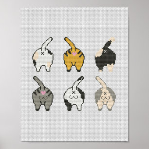Kat Butt-nyttigt Poster