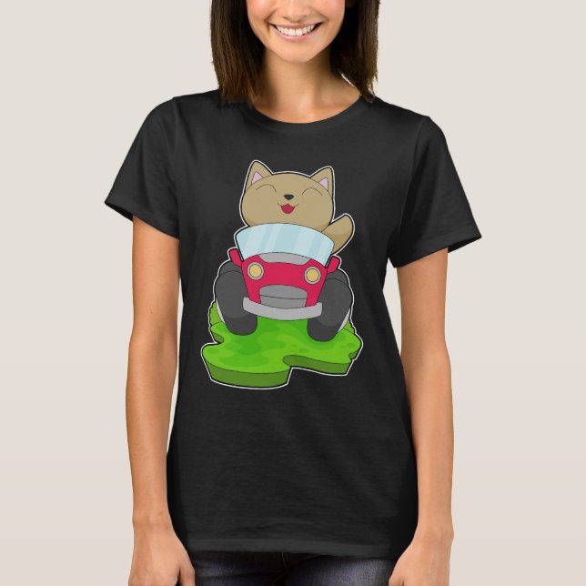 Kat Car T Shirt (Framsida)