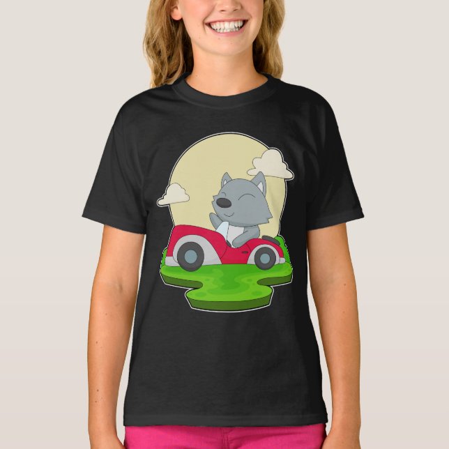 Kat Car T Shirt (Framsida)